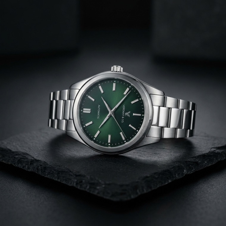 Premium automatic watch advertisement creative